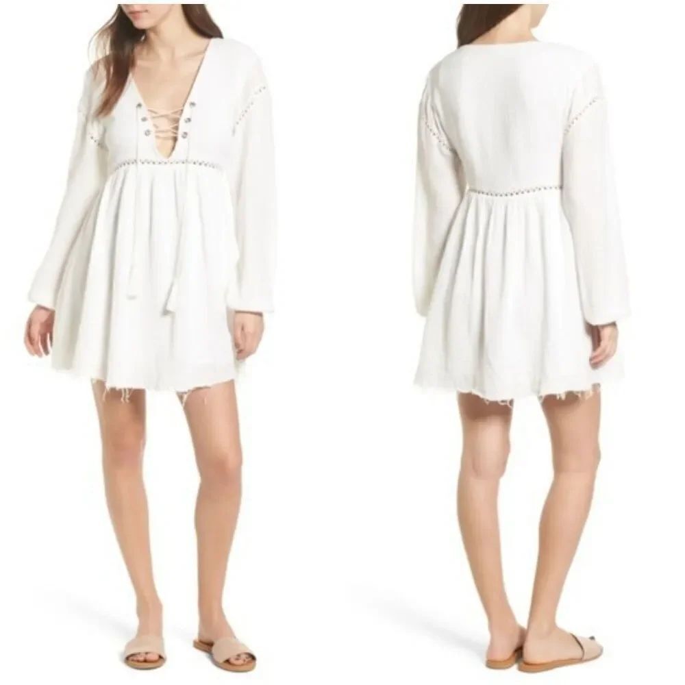 Somedays lovin Babydoll Mini Dress Sz Sm